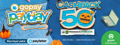 GOPAY PAYDAY Cashback 50% (31 Oktober - 3 November 2019)