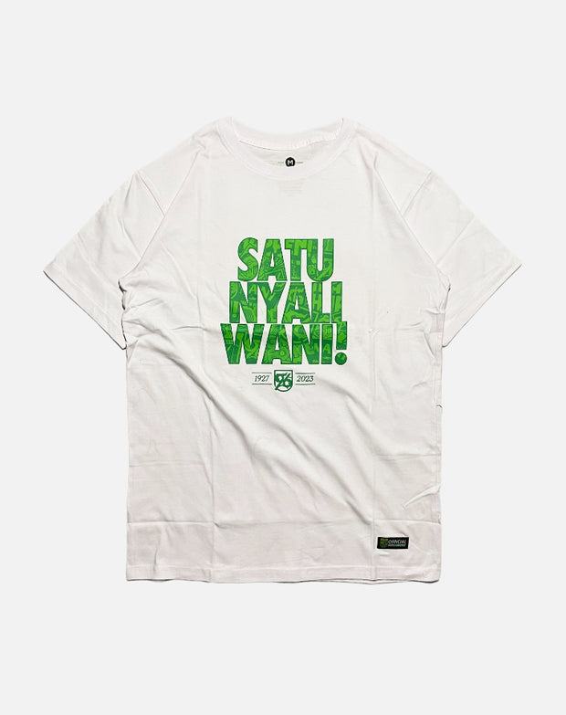 T-shirt Persebaya Salam Satu Nyali Anniversary 96 - White