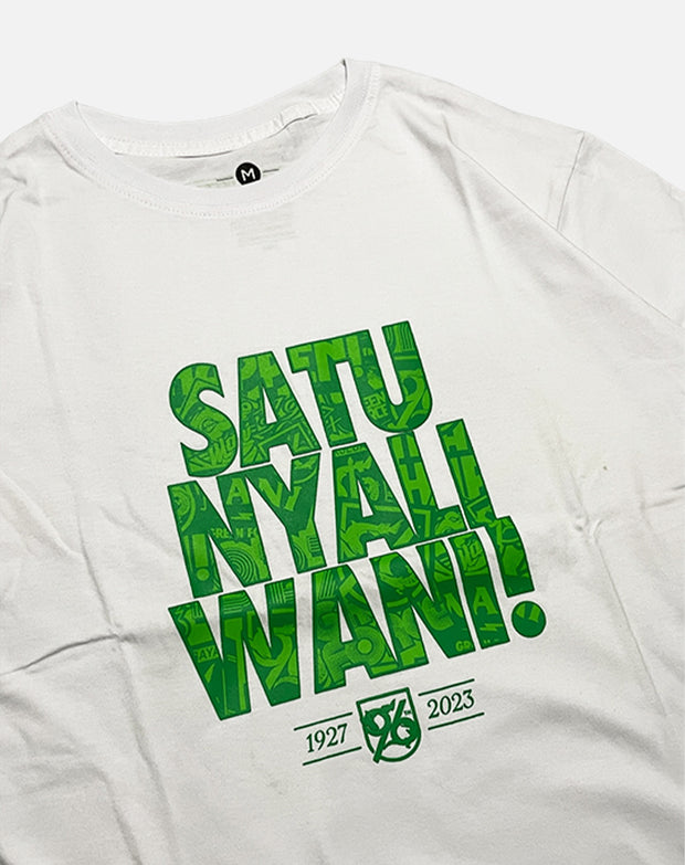 T-shirt Persebaya Salam Satu Nyali Anniversary 96 - White