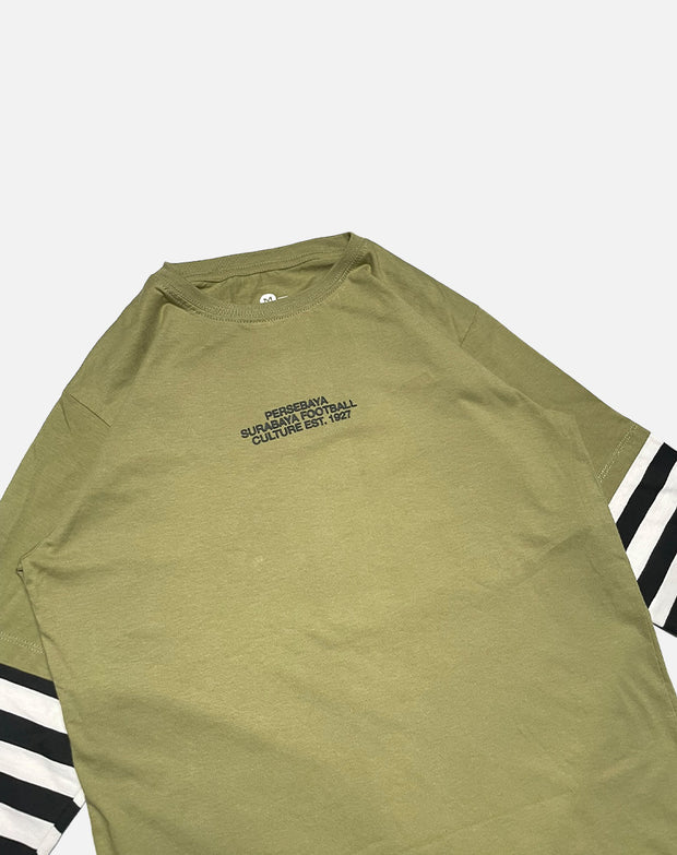 T-shirt Persebaya Surabaya Double Layer Stripe - Green
