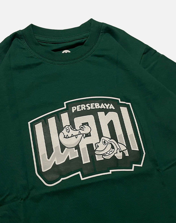 T-shirt Persebaya Wani Typograph KIDS - Green