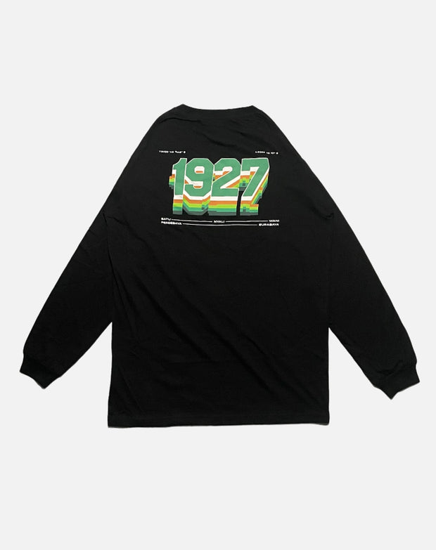 T-shirt Persebaya 1927 3D Effect Long Sleeve - Black