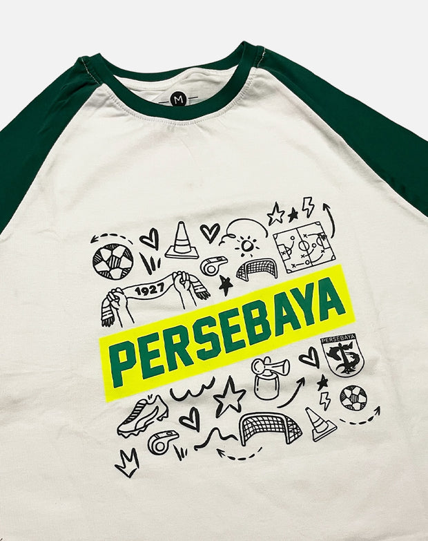 T-shirt Persebaya Atmosfer 1927 Raglan - White