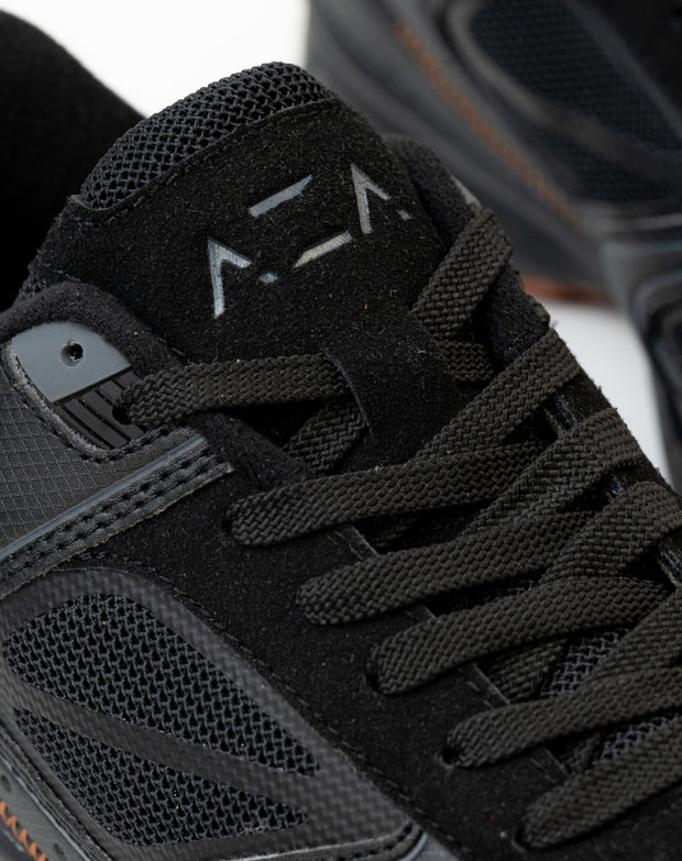 AZA Neo Classic Academic Shoes - Black Grey