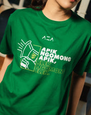 T-shirt Persebaya Apik Ngomong Apik - Green