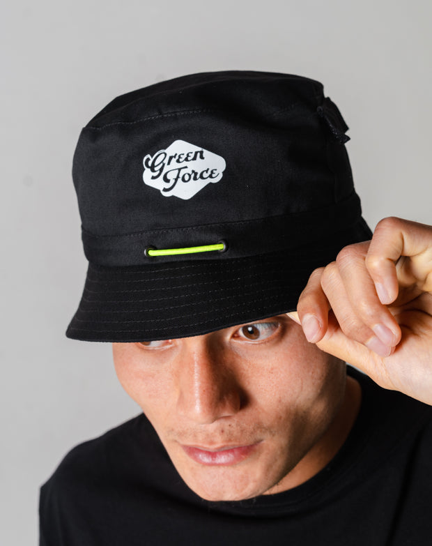 Topi Buckethat Persebaya Green Force - Black