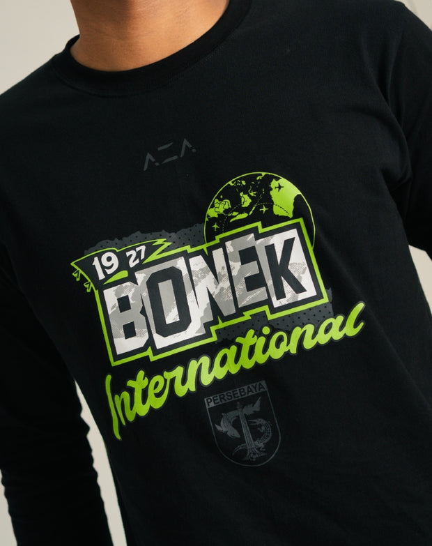 T-shirt Persebaya Bonek International Long Sleeve - Black