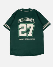 Jersey Persebaya Retro Baseball Shirt - Green