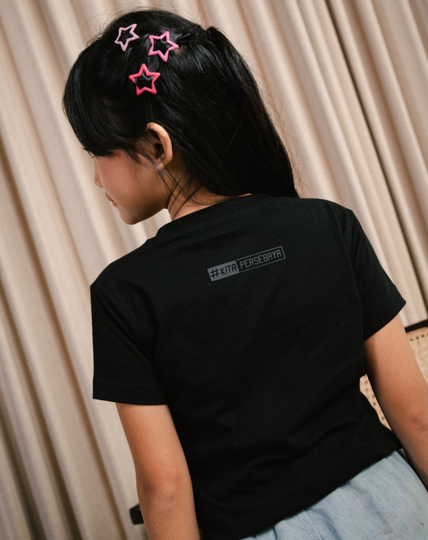 T-shirt Kids Persebaya Coordinate Heroes City - Black