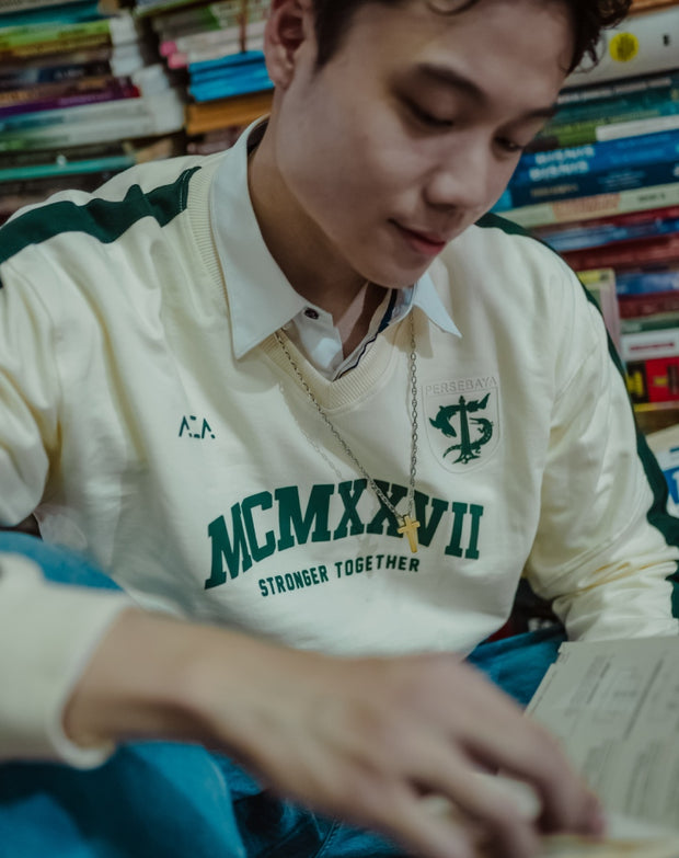 Crewneck Persebaya Combination 1927 - Cream