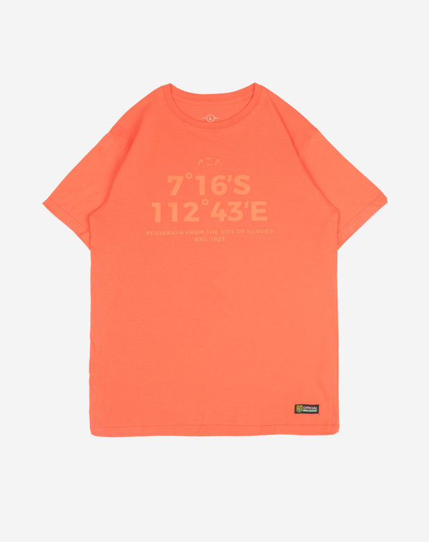 T-shirt Persebaya Coordinate Heroes City - Dusty Peach