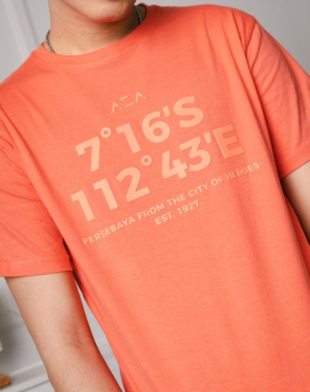 T-shirt Persebaya Coordinate Heroes City - Dusty Peach
