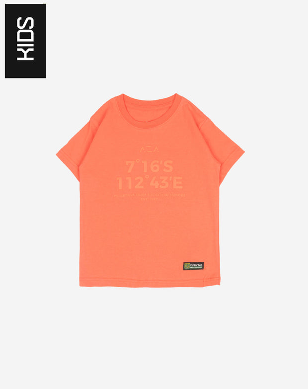 T-shirt Kids Persebaya Coordinate Heroes City - Dusty Peach