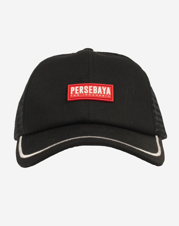 Topi Trucker Persebaya For Indonesia - Black