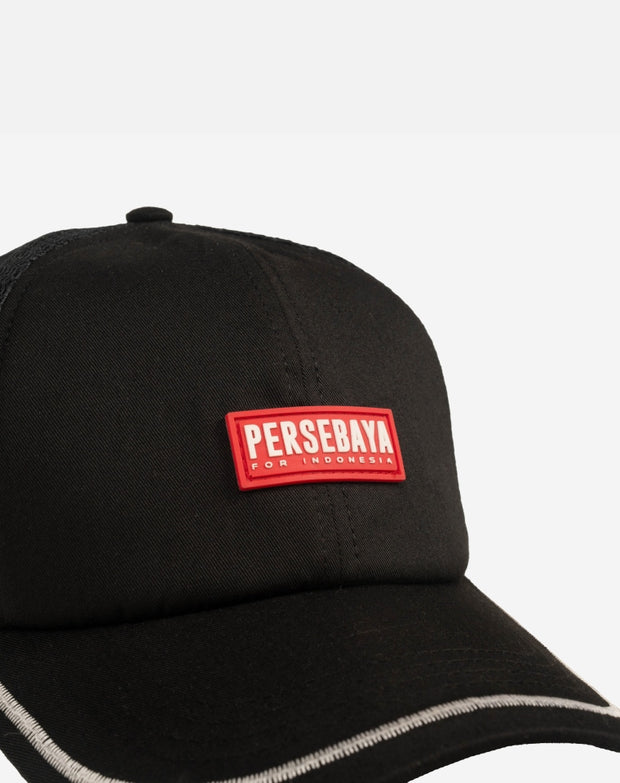 Topi Trucker Persebaya For Indonesia - Black