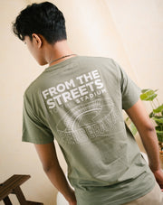 T-shirt Persebaya From The Street To The Stadium - Sage Green