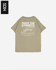 T-shirt Kids Persebaya From The Street To The Stadium - Sage Green