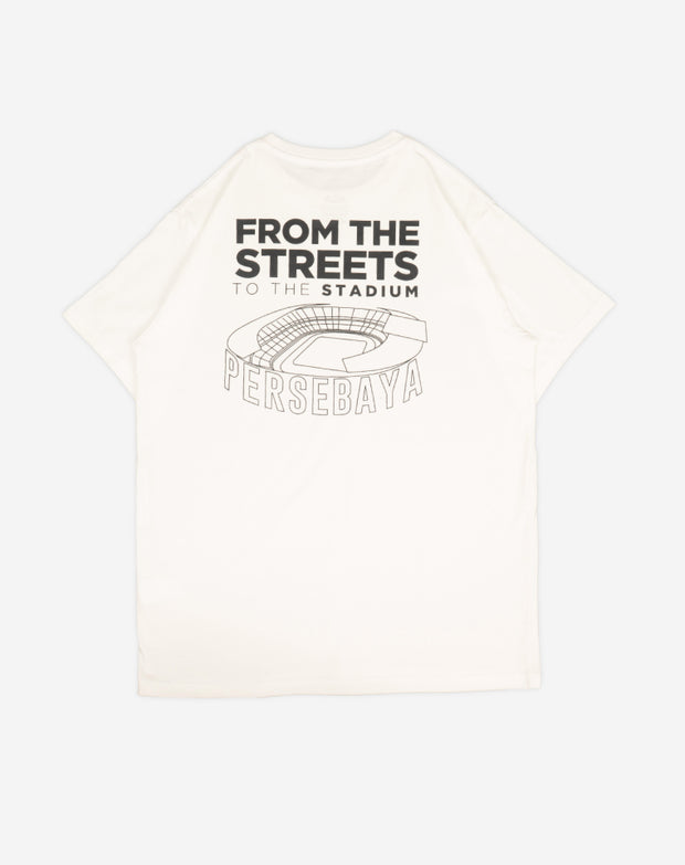 T-shirt Persebaya From The Street To The Stadium - White