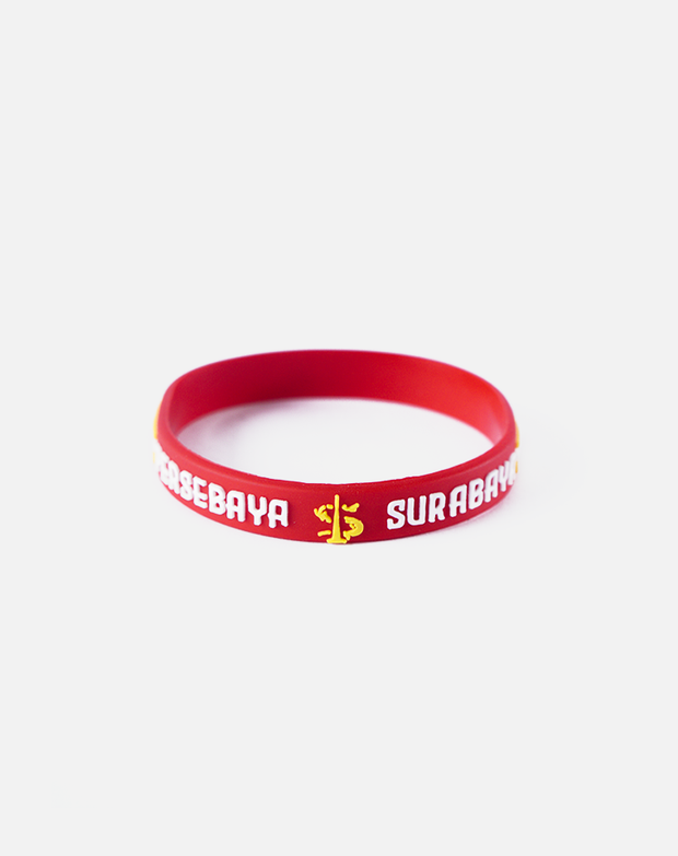 Gelang Persebaya Surabaya Retro - Red