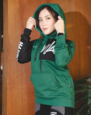 Jaket Hoodie Persebaya Wani Combination - Green