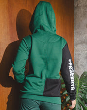 Jaket Hoodie Persebaya Wani Combination - Green