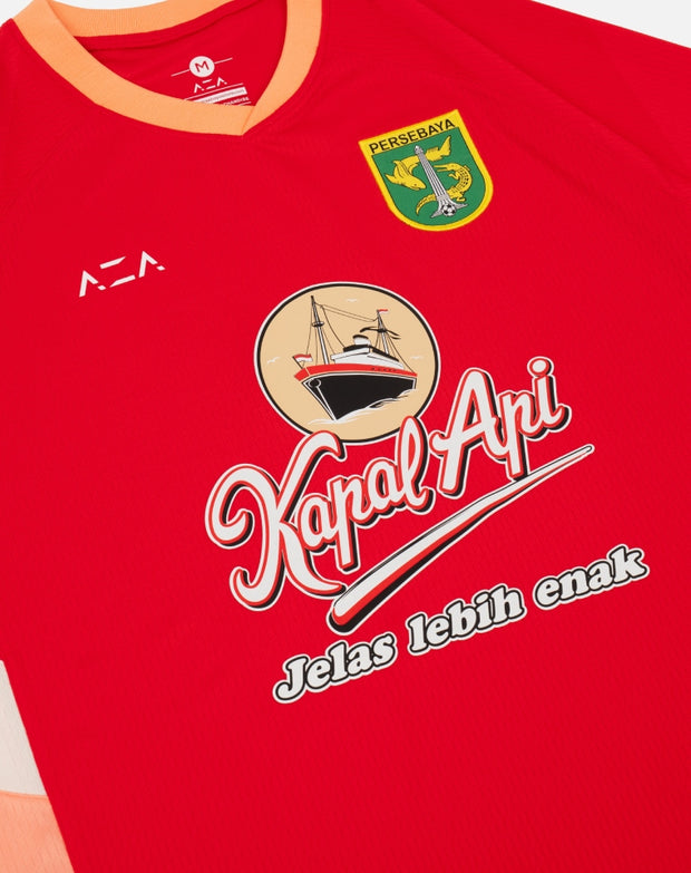 Jersey Persebaya Pre Season 2025 Goalkeeper Away - Red