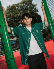 Jersey Persebaya Retro Baseball Shirt - Green
