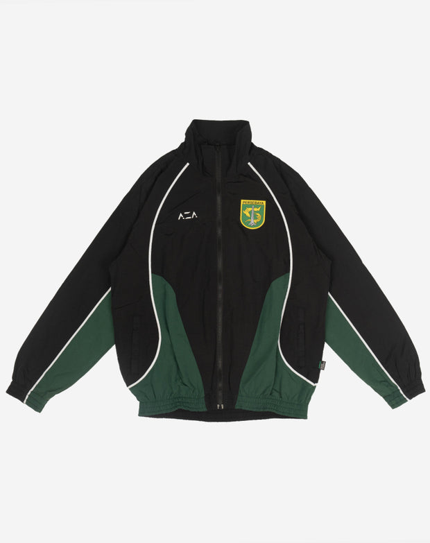 Jaket Tracktop Persebaya Panel - Black