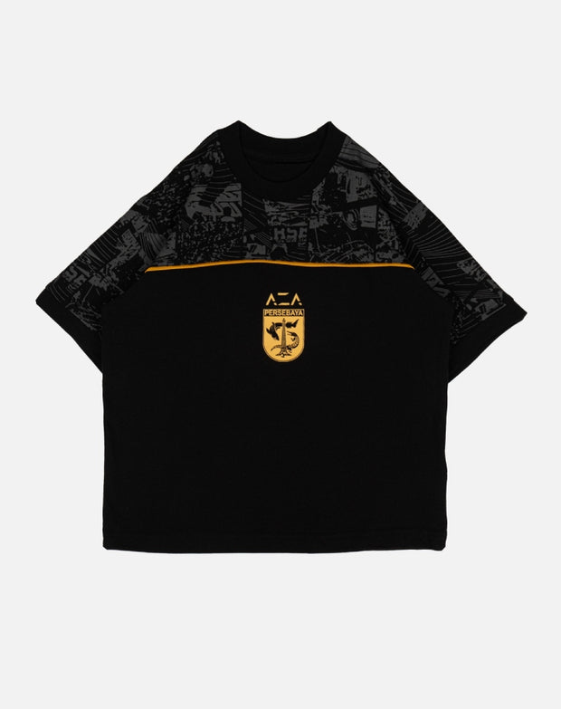 T-shirt Kids Persebaya Anniversary 98TH Oversize - Black