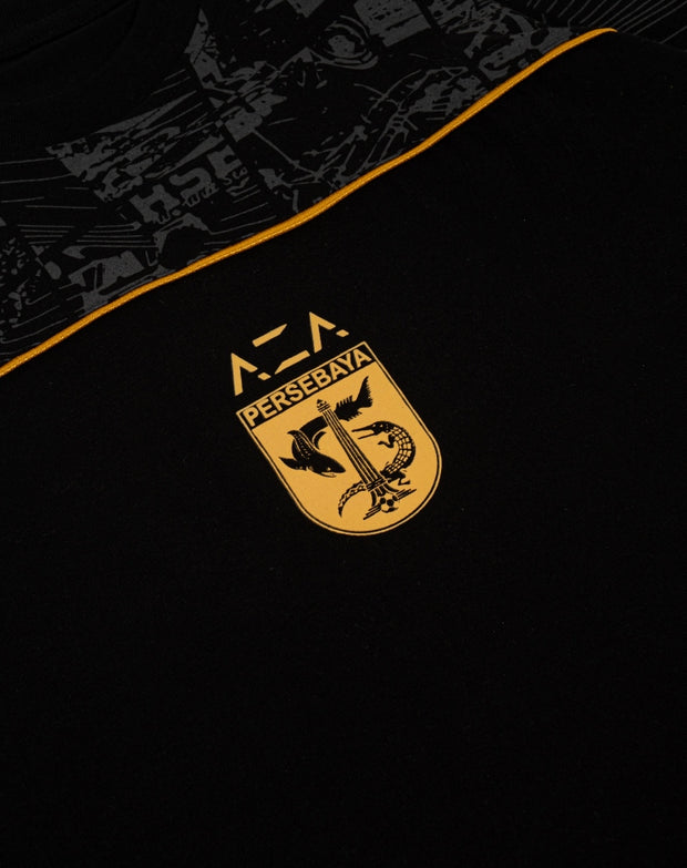 T-shirt Kids Persebaya Anniversary 98TH Oversize - Black