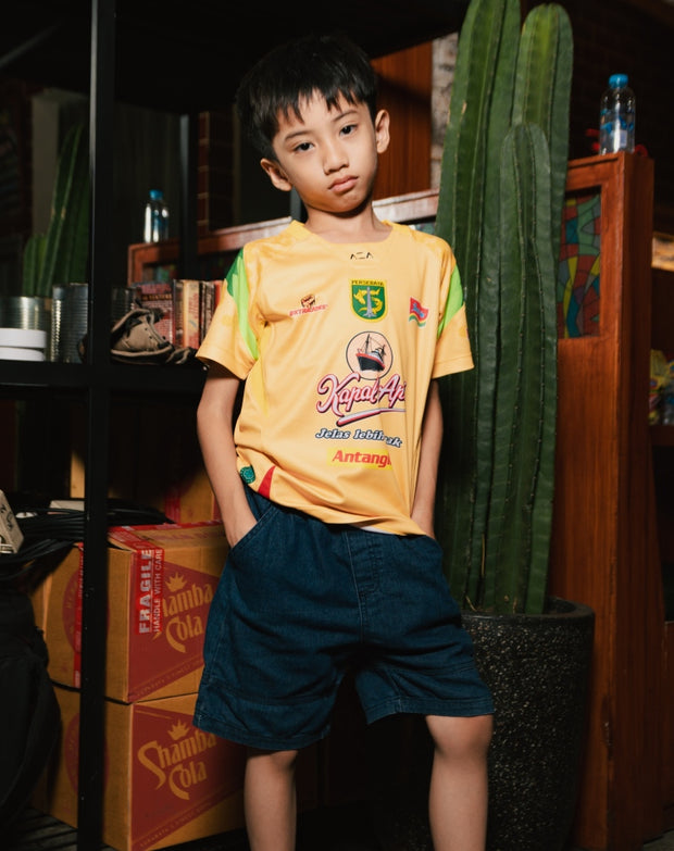 Persebaya Away Jersey Kids 2025 - Stadium Version