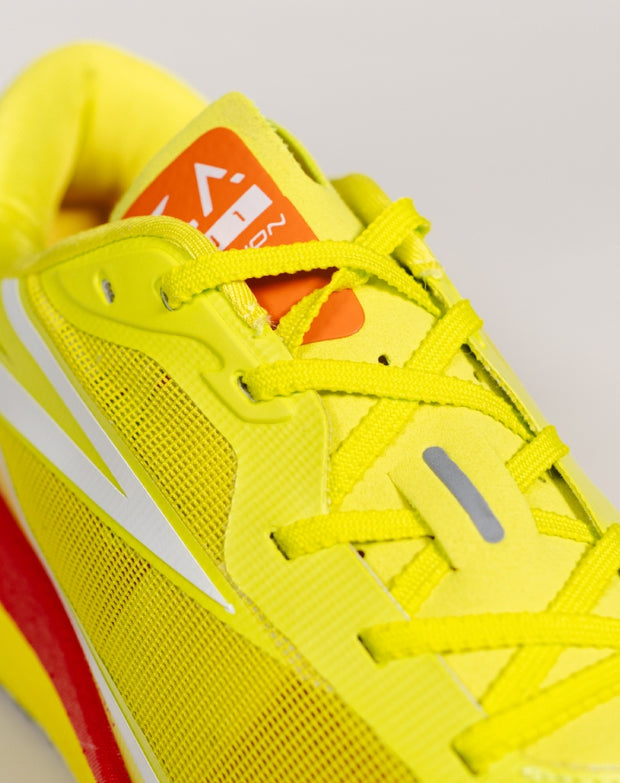 AZA RUN 1 Pygmalion G-Force Running Shoes - Acid Lime Red