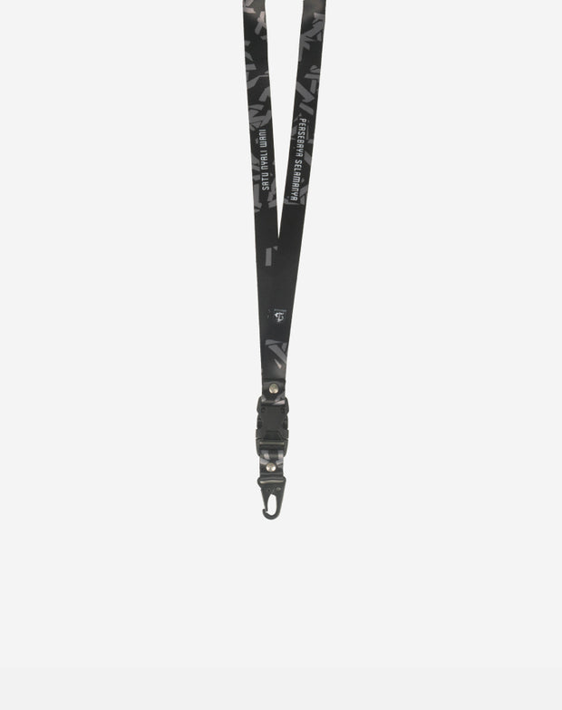 Lanyard Persebaya Satu Nyali Wani Tone To Tone - Black