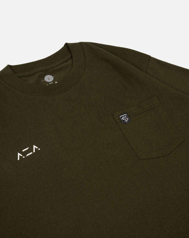T-shirt Persebaya Basic Pocket Oversize - Olive