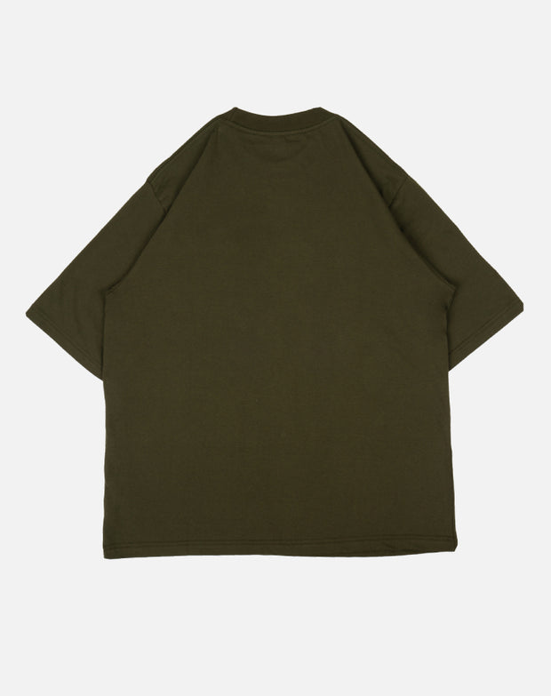 T-shirt Persebaya Basic Pocket Oversize - Olive