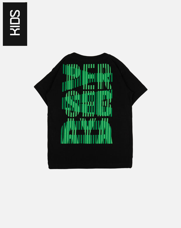 T-shirt Kids Persebaya Day Stripe Line - Black