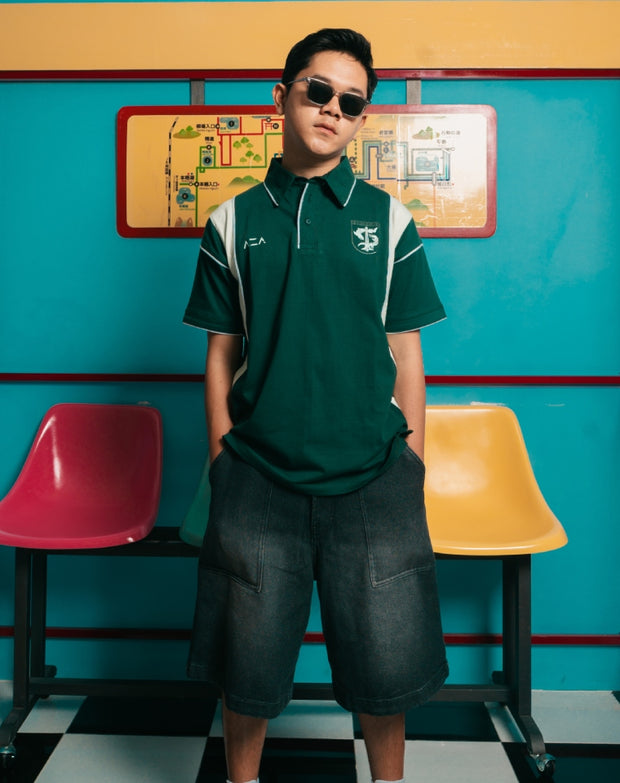 Polo Persebaya Cut Out Retro - Green