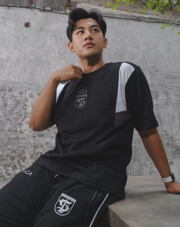 T-shirt Persebaya Retro 27 Oversize - Black