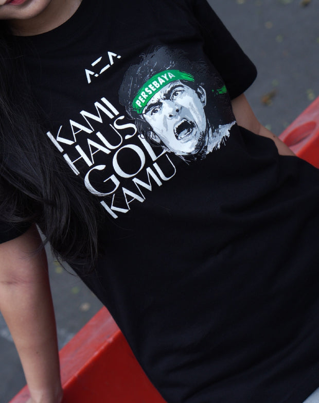 T-shirt Persebaya Retro KHGK - Black