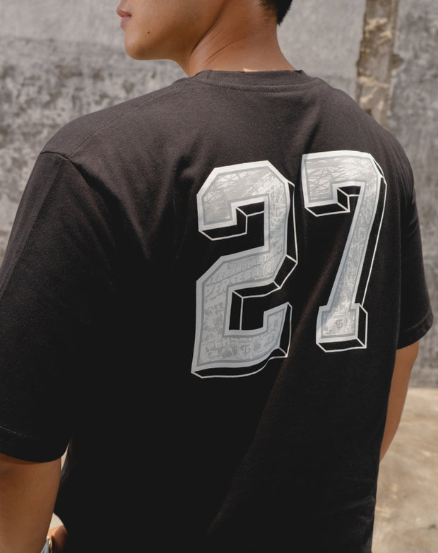 T-shirt Persebaya Retro 27 Oversize - Black