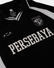Jersey Persebaya Vintage Rugby Style - Black
