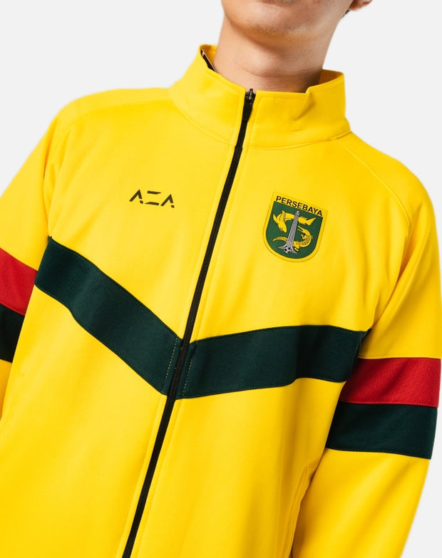 Jaket Tracktop Persebaya Retro - Yellow