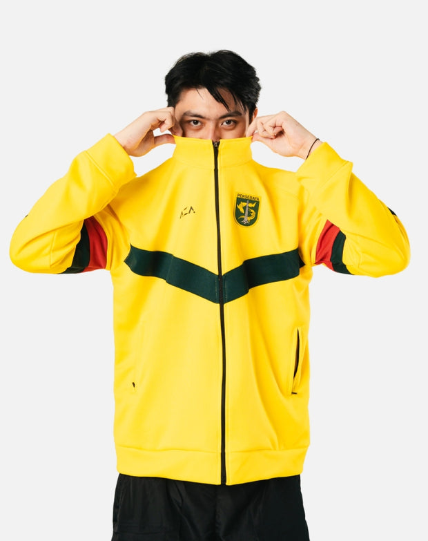 Jaket Tracktop Persebaya Retro - Yellow