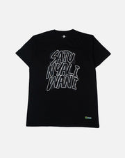 T-shirt Persebaya Satu Nyali Wani Shadow - Black