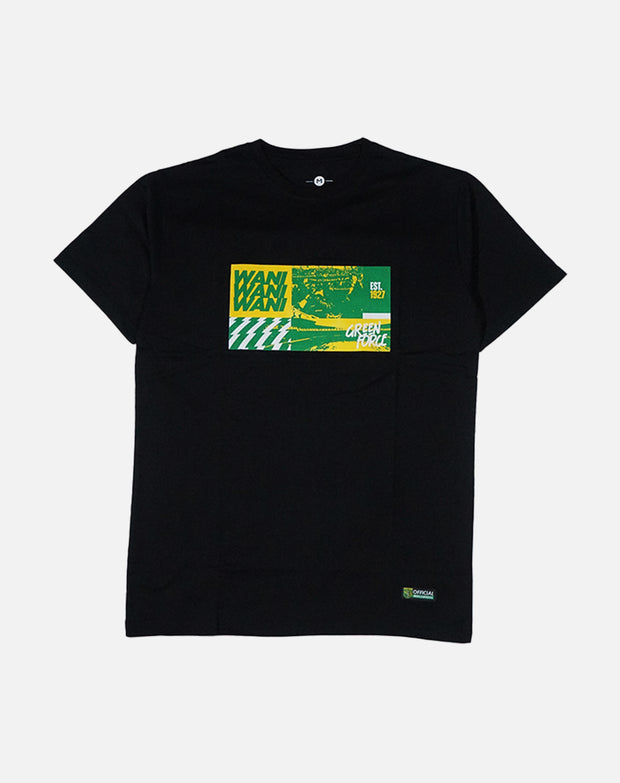 T-shirt Persebaya Green Force Wani - Black