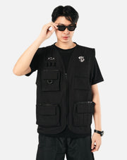 Jaket Vest Persebaya Multi Pocket - Black