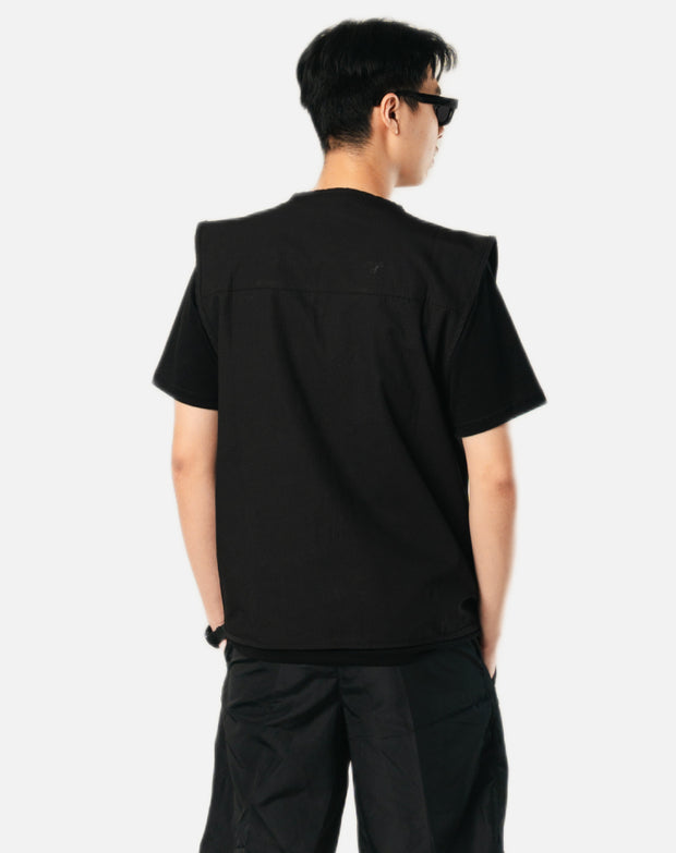 Jaket Vest Persebaya Multi Pocket - Black