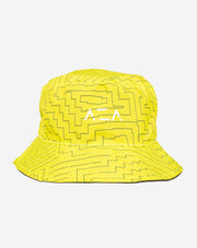 Topi Buckethat Persebaya Allover Reversible - Stabilo