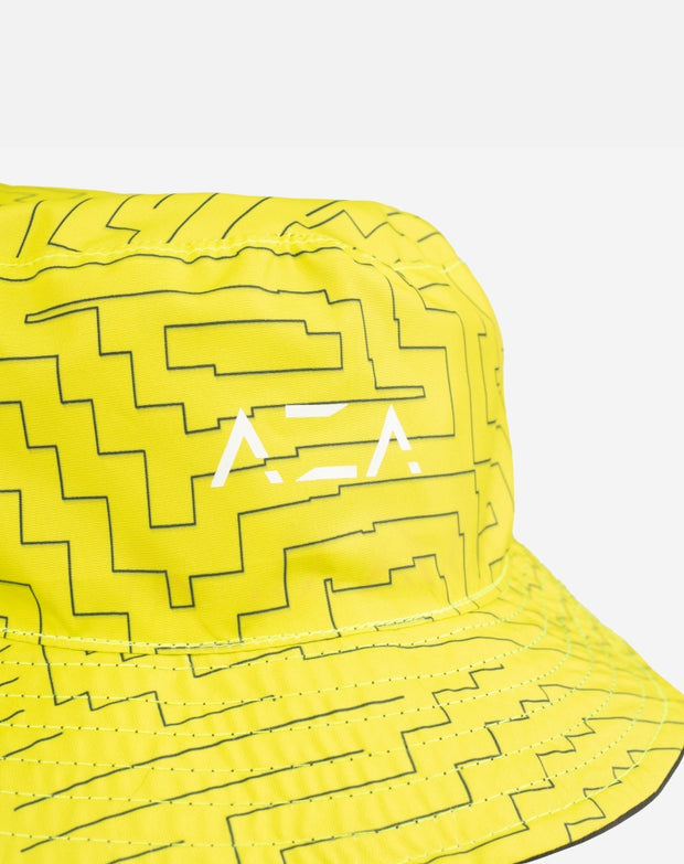 Topi Buckethat Persebaya Allover Reversible - Stabilo