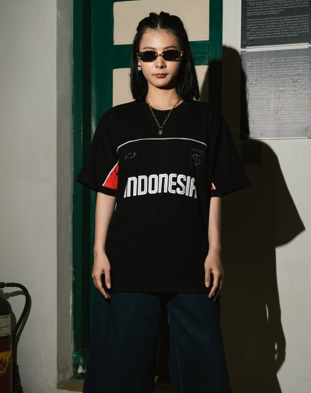 T-shirt Persebaya Indonesia Combination Oversize - Black